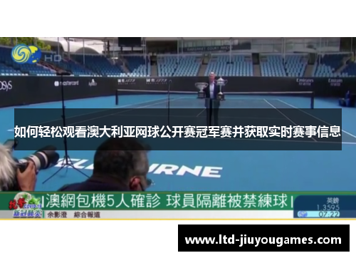 如何轻松观看澳大利亚网球公开赛冠军赛并获取实时赛事信息